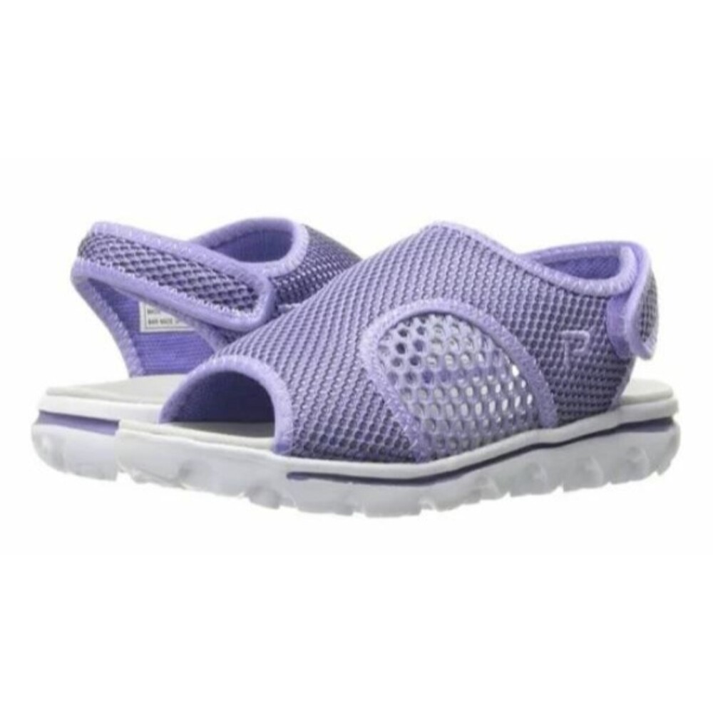 Propet TravelActiv Sport Sandal Purple  Mesh Open Toe Slingback Womens 7 M(B)